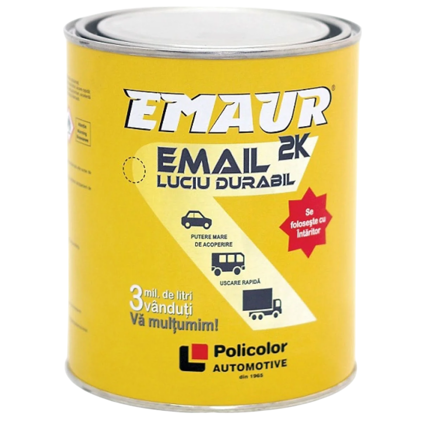 2K Enamel Paint BOREAL WHITE - DACIA 1kg