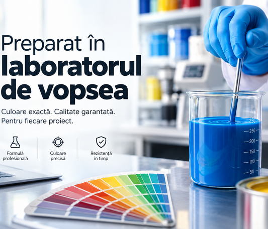 Vopsea Personalizata preprata in Laborator                   -cod culoare,                                             serie VIN,poza