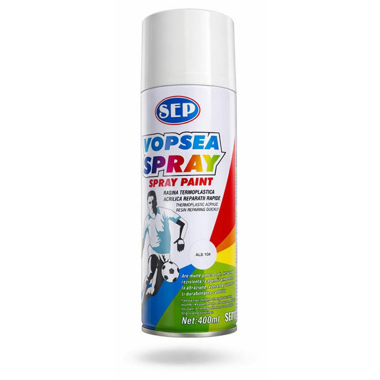 Spray Vopsea Sep Alb 10 Lucios 400ml