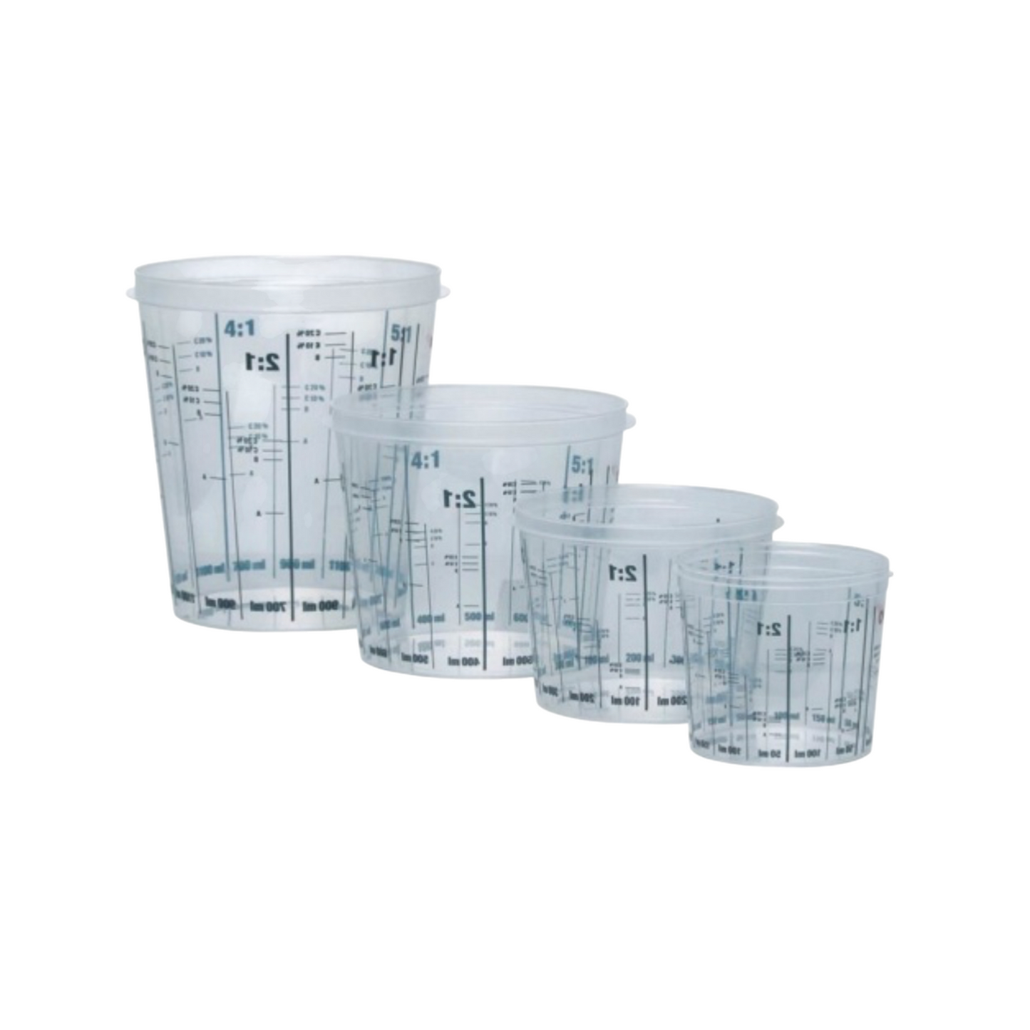 Pahare de Plastic Gradate